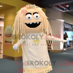 Mascottefiguur van een...