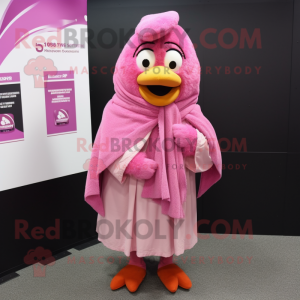 Pink Hens maskot kostume...