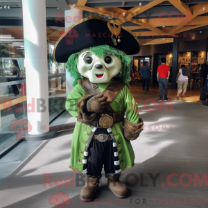Maskot karaktär av en Olive...