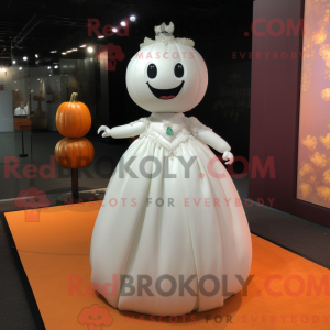 Mascot character of a White...