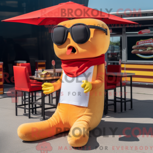 Mascot character of a Hot...
