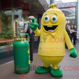 Mascottekarakter van een...