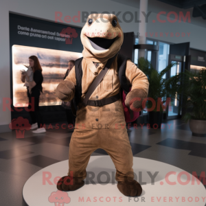 Mascot karakter van een...