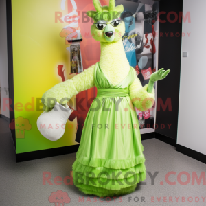Mascottefiguur van een...
