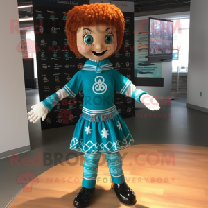 Personagem de mascote Cyan...