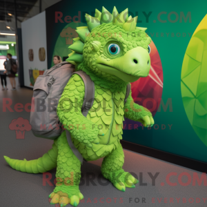 Mascot character of a Lime...