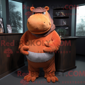 Mascot character of a Rust...