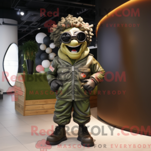 Mascottekarakter van een...