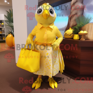 Maskot-karakter af en...