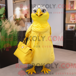 Maskot-karakter af en...