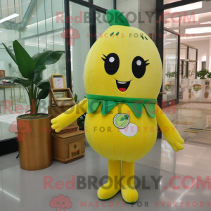 Mascot character of a Lemon...