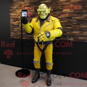 Figura de máscara de um...