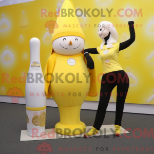 Mascot character of a Lemon...