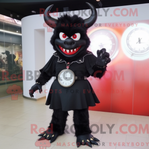 Mascot character of a Black...