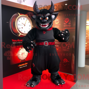 Mascot character of a Black...