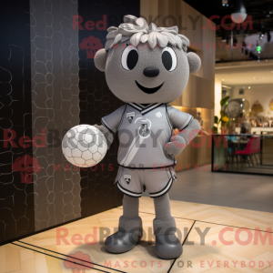 Mascot character of a Gray...