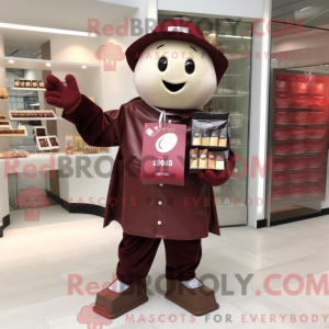 Mascot karakter van een...