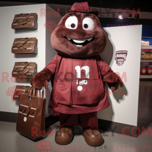 Maskot karakter af en...