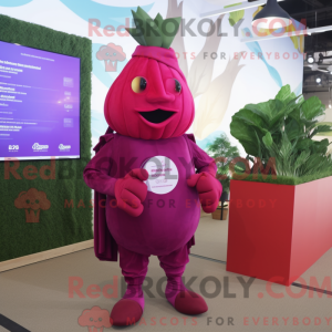 Mascot character of a Red...