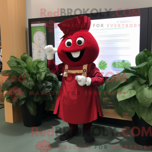Mascot character of a Red...