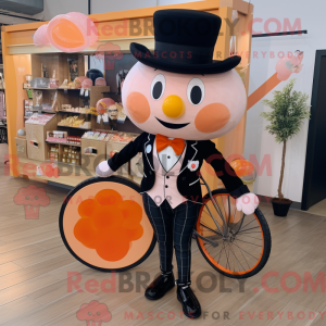 Mascot character of a Peach...