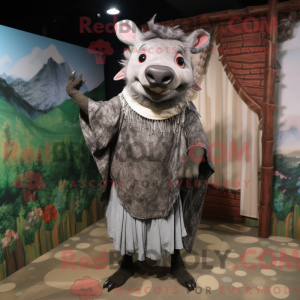 Mascot character of a Gray...