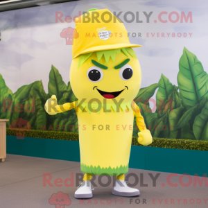 Mascot character of a Lemon...