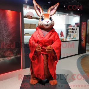 Mascot character of a Red...