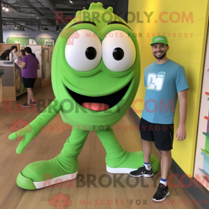 Mascot character of a Lime...
