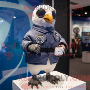 Mascot character of a Navy...