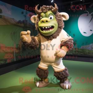 Mascottefiguur van een...
