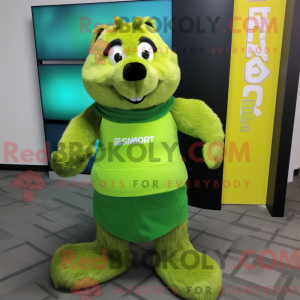 Maskot-karakter af en...