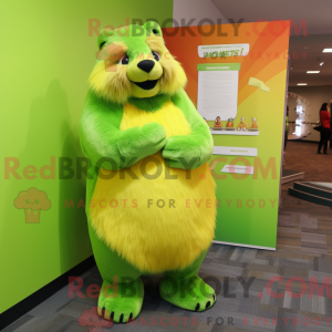 Mascottefiguur van een...