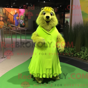 Mascottefiguur van een...