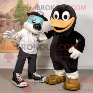 Mascot character of a Black...