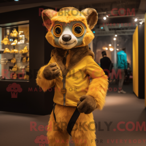 Mascot karakter van een...