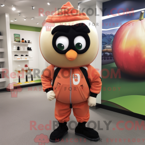 Mascot character of a Peach...
