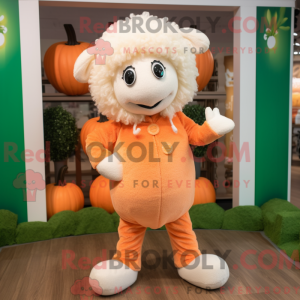 Mascot character of a Peach...