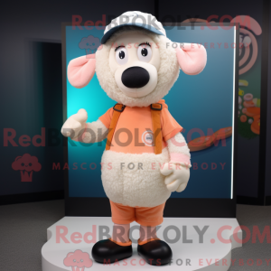 Mascot character of a Peach...