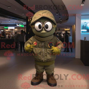 Mascot character of a Olive...