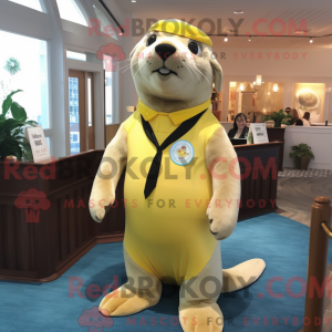 Mascottekarakter van een...