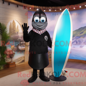 Mascot character of a Black...