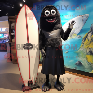 Mascot character of a Black...