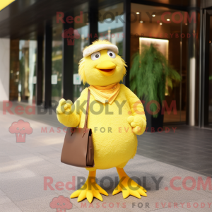 Mascot karakter van een...