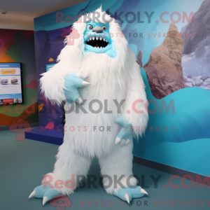 Maskotkarakter af en Yeti...
