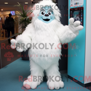 Maskotkarakter af en Yeti...