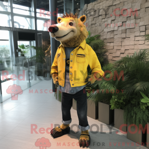 Mascot character of a...