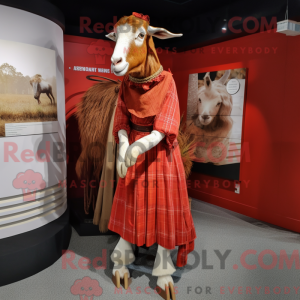 Mascot character of a Red...