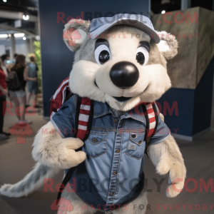 Mascottefiguur van een...