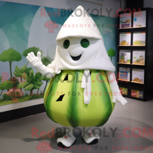 Mascot character of a White...